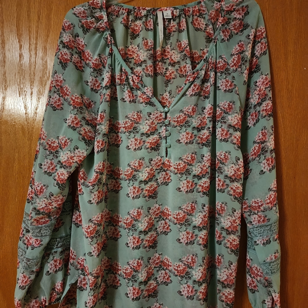 Lauren Conrad floral blouse